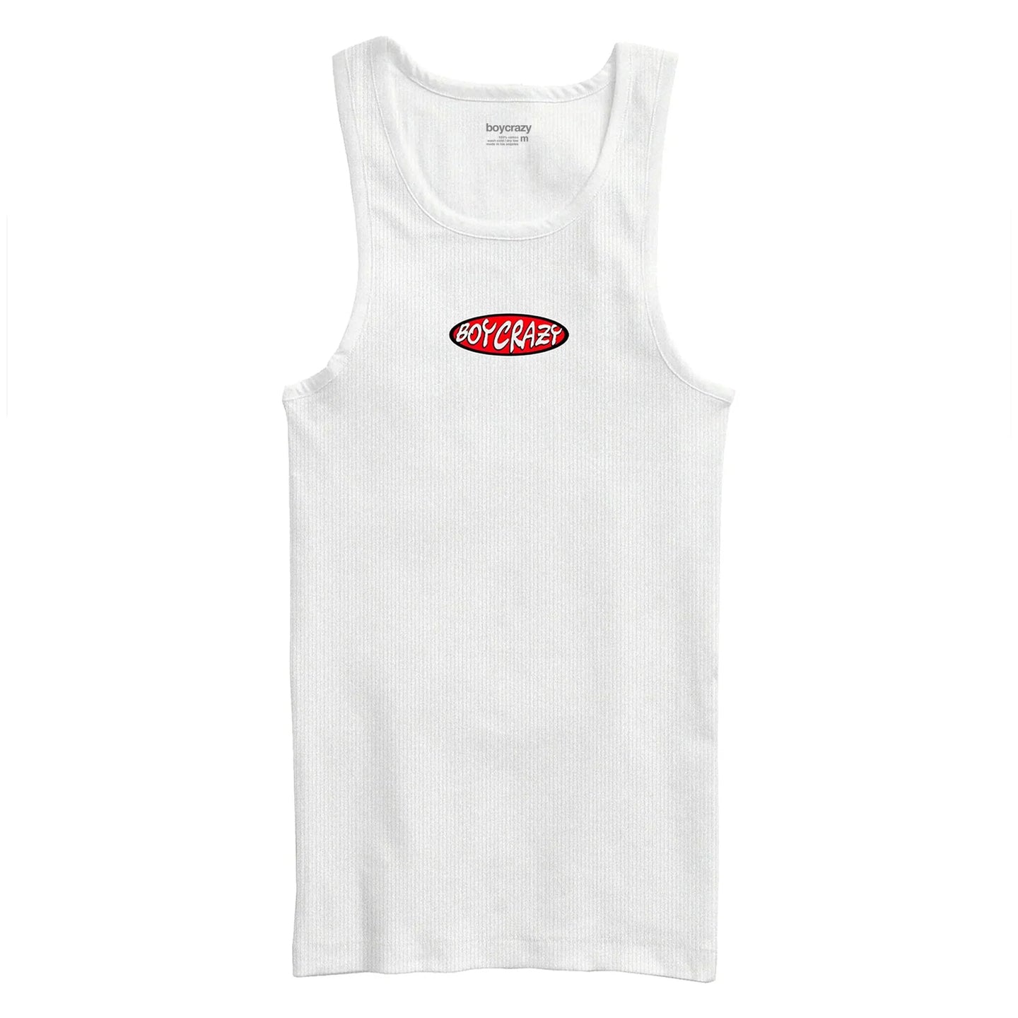 BOYCRAZY LOGO TANK (White)