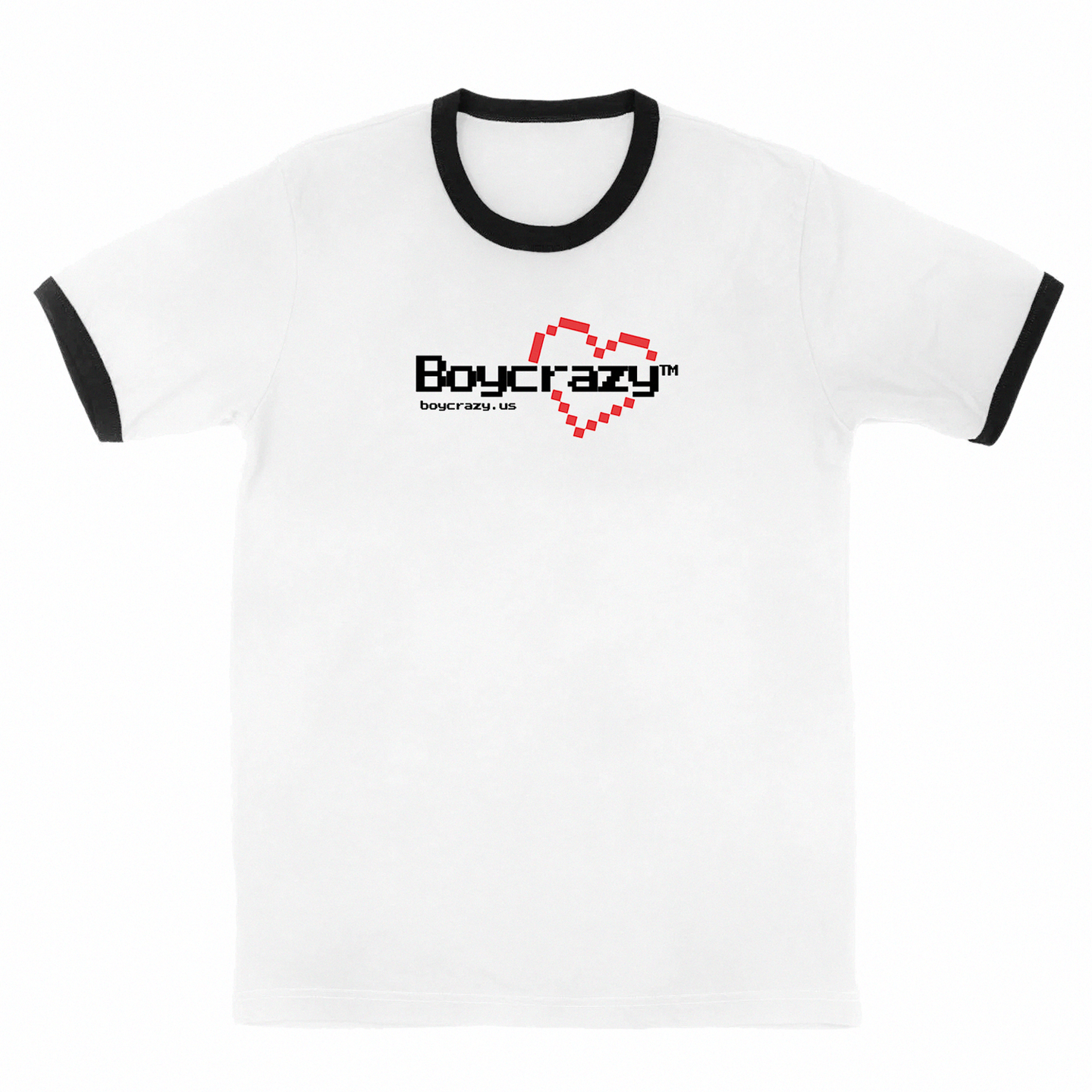 PIXEL HEART RINGER TEE